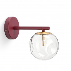 Настенный светильник Crater Burgundy+Clear 5 Colors Collection
